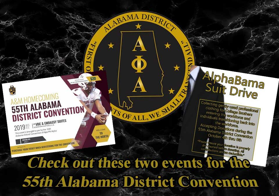 Events During The 55th Alabama District Convention