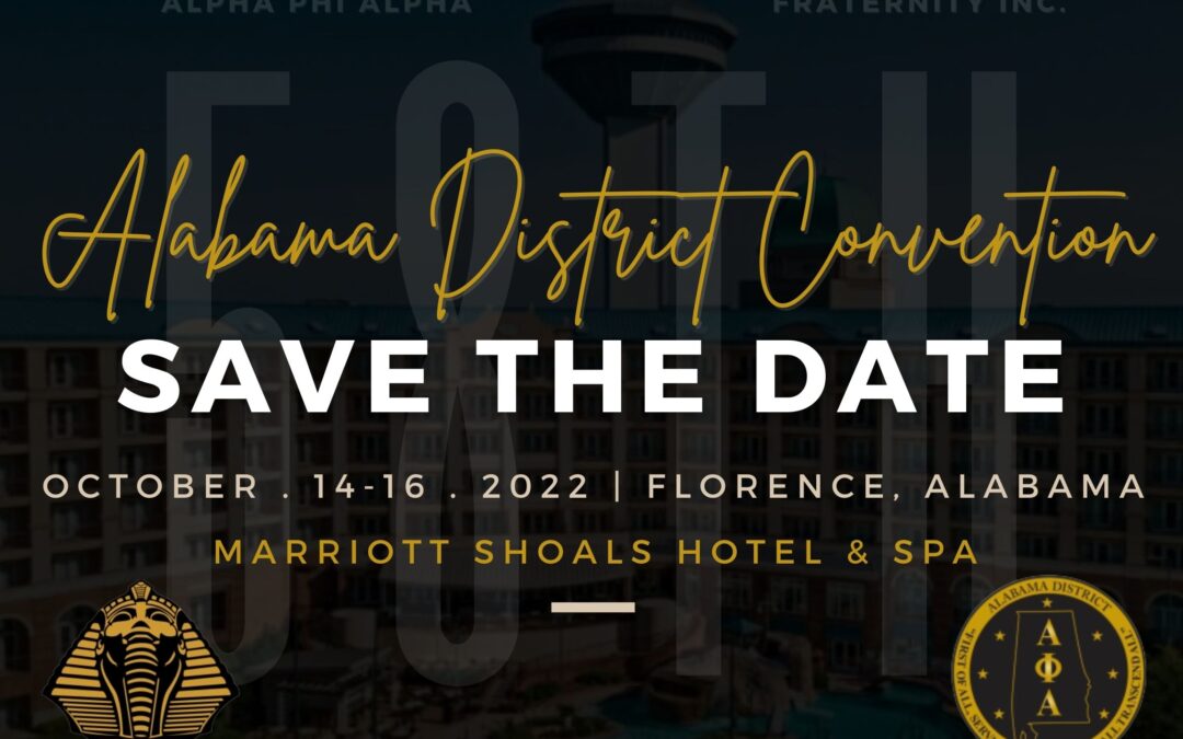 2022 Alabama District Convention Save The Date